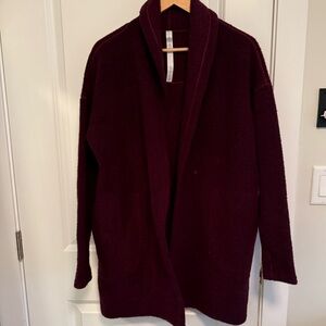 Lululemon Athletica Deep Burgundy Cardigan